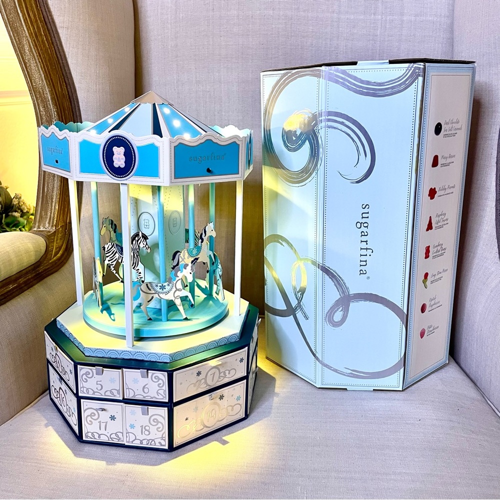 Sugarfina Carousel Advent Calendar empty drawer Jewelry box accessory organizer